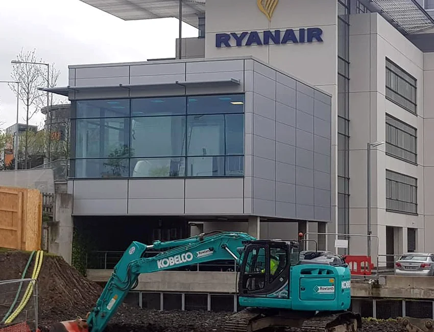 Rowlands working at Ryanair Headquarters | Rowlands Civil & Construction Services Ltd